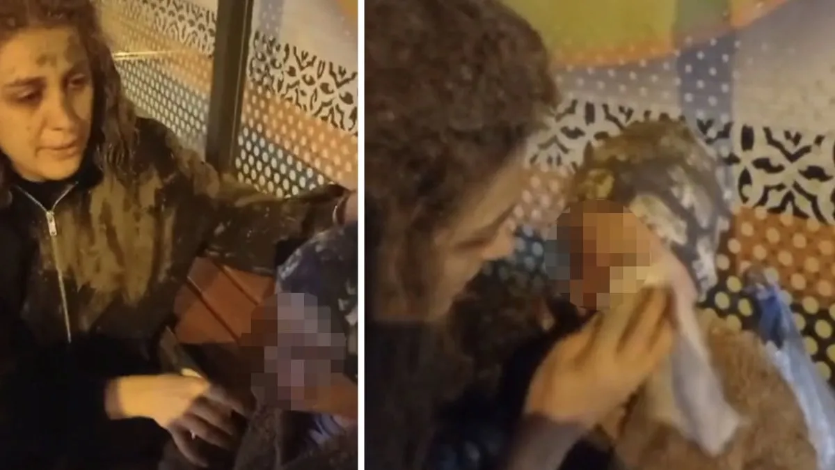 Yer İstanbulPendik: Anne ve oğlunun üzerine harç döküldü!