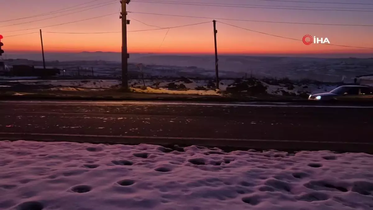 Tekirdağ’da Gün Batımında Eşsiz Görüntü